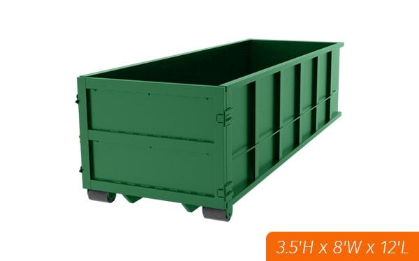 ten yard dumpsters are a popular choice for residential projects including minor home renovation and yard waste disposal